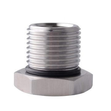 Adattatore filettato per filtro per olio automobilistico in acciaio inossidabile 1/2-28 a 13/16-16