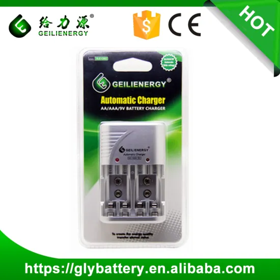 Geilienergy Factory Price GLE-C802 For AA,AAA,NIMH,NICD 9V Automotive Universal LED Battery Charger