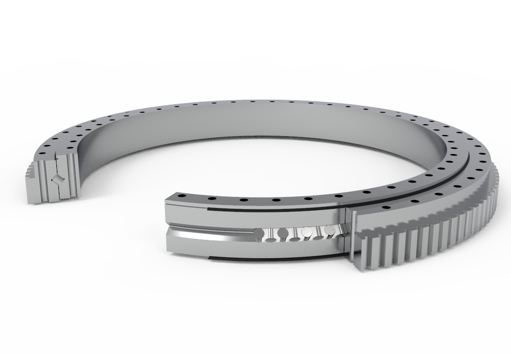 حلقه بیرونی دندانه دار متقاطع غلتک چرخان