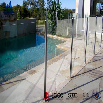 Australia Standard 12mm Clear Toughened Safety Fence Glass