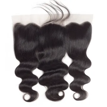 Body Wave Frontal Closure With Baby Hair 100% Remy Human Hair 13x4 Ear To Ear Lace Frontal Closure