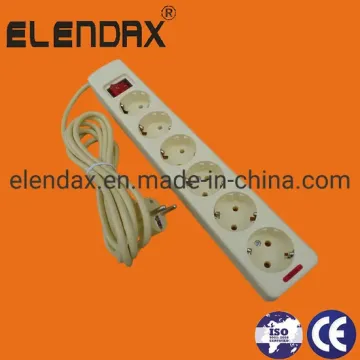 European 6 Way Power Board Socket E5006ES