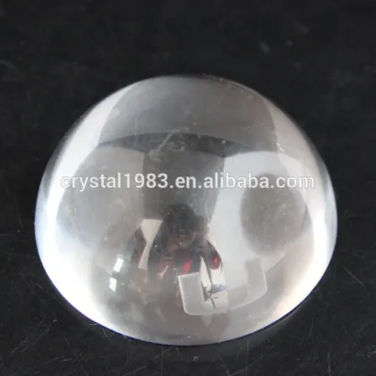 Wholesale Round Crystal Paperweight Clear Blank Crystal Glass Paperweight