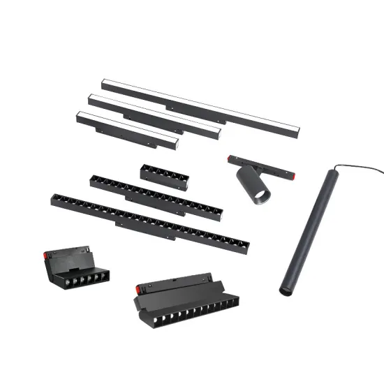 48V Linear Magnetic Rail COB LED Track Light for Clothes Stores