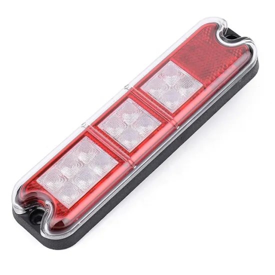 12V LED Side Marker Light - Waterproof ABS Base with PC Lens (TE2-1619)