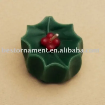 Floating Holly Candles