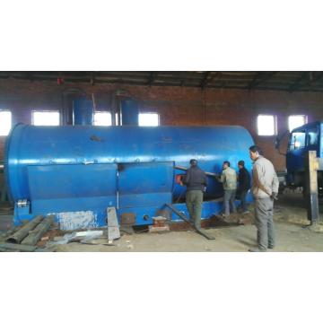 Used agricultural plastics recycle to oil plant