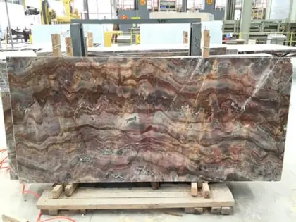 Red Marble Slab --- Louis Red