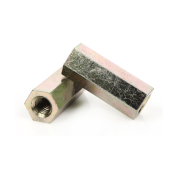 Écrou à couplage hexagonal Din6334 Écrou en acier en carbone
