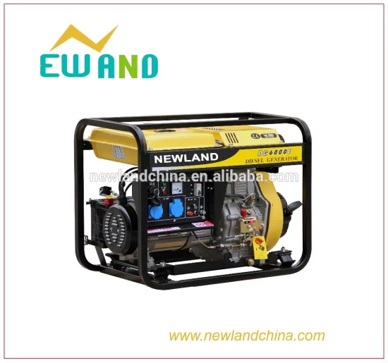 Hot sale reasonable price electric open diesel 5kw generator 6000
