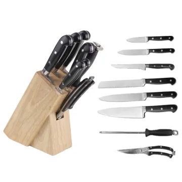 Japan German Stainless Steel Kitchen Knife Set for Professional Chefs