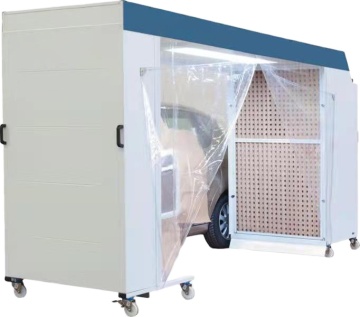 New CE Approved Mobile Movable Paint Spraying Booths