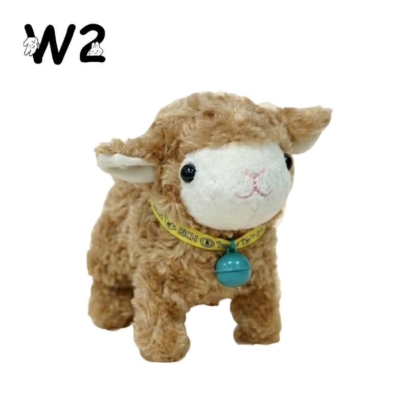 Bell Rose Walking Lamb Electric Plush Toy