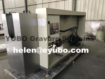 Washing Machine before electroplating for gravure cylinder making