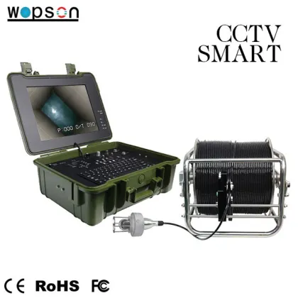 Color Borehole Inspection Camera for Water Well Drilling Inspection Oil Well with Meter Counter