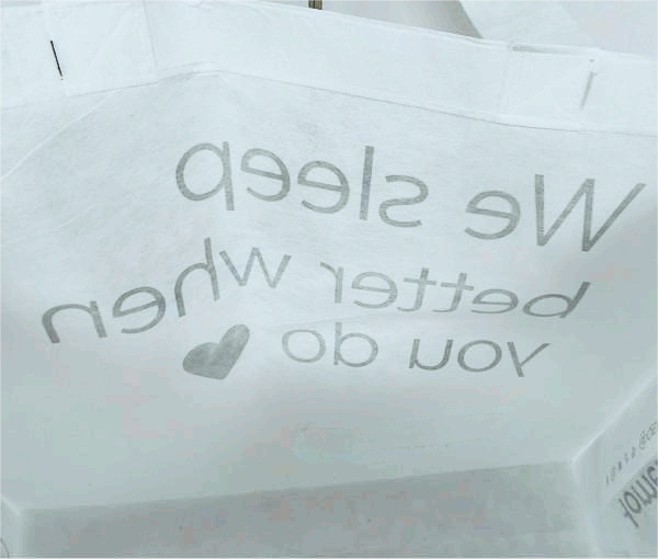 Biodegradable non-woven shopping bags