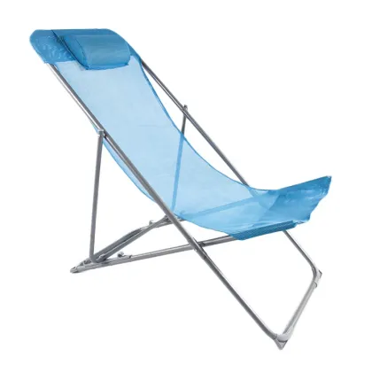Wholesale OEM Folding Beach Ground Chair and Kamp Sandalyesi with Pillow - Hot Sale