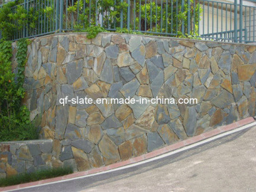 Natural Slate Wall, Random Stone Tiles for Garden Stone (L-XZ04-01)