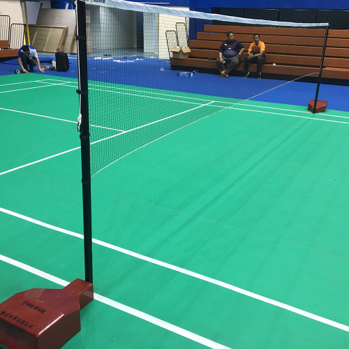 PVC badminton floor mat with BWF