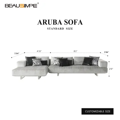 Roberto Cavallil Aruba Sectional Sofa couch
