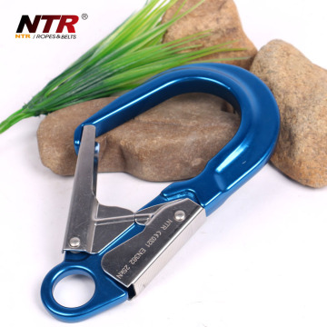 NTR CE0321 EN362 Blue Alu Big safety snap hook
