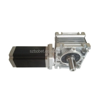 Manufacturer Supply Metal Self-Lock Gear DC Motor Stepper Motor 4Nm NEMA 23 NMRV Gear