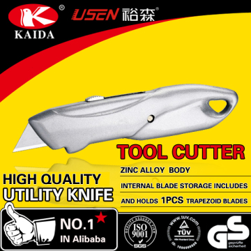 2pcs Trapezoid blade Zinc alloy Handle Utility Cutter hot knife