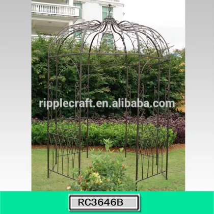 QuanZhou Furniture Wrought Iron Pavilion Garden Decor