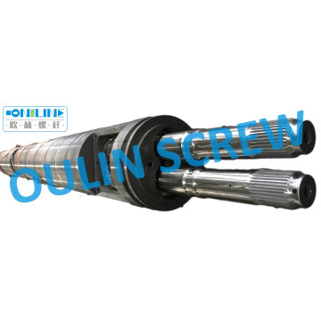 Bausano Twin Parallel Screw dan Barrel untuk Penyemperitan PVC