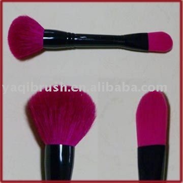 Double ended cosmetic brush 002