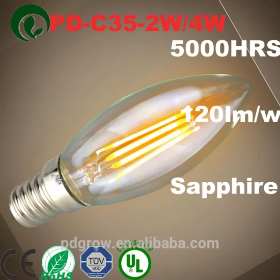 christmas decoration light C7 C9 0.5w 110v e12 led filament candle candle bulb