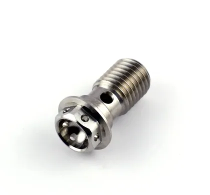 titanium alloy banjo bolt screw
