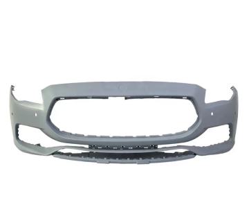 Luxury Front Bumper Grille and Front Lip Body Kit for 2013-2016 Maserati Quattroporte - Upgrade for 2017-2021