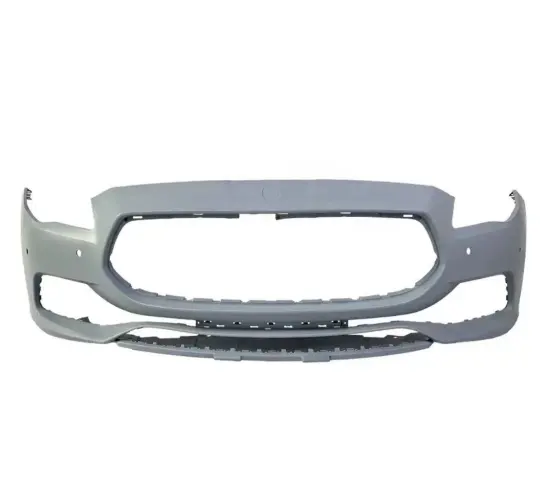 Luxury Front Bumper Grille and Front Lip Body Kit for 2013-2016 Maserati Quattroporte - Upgrade for 2017-2021