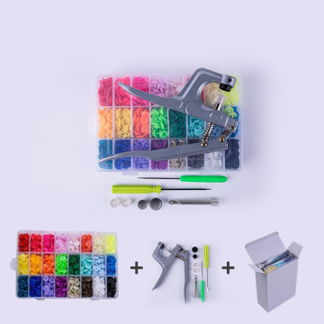 Hot Selling T5/T8 Resin Plastic DIY Snap Button Set with Tools: Vibrant Resin Snap Buttons for Creative Projects