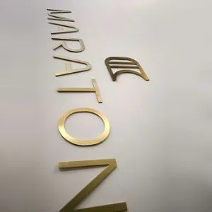 Plating Laser Cutting Metal Letter