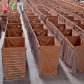 Las cajas Gabion Galvanizaron las barreras defensivas de la inundación pared