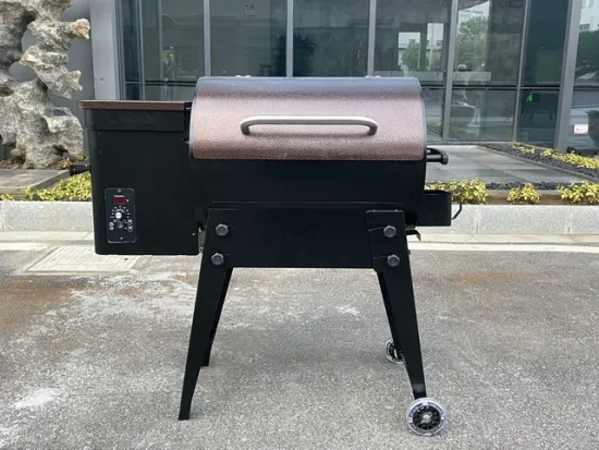 Outdoor Camping BBQ Pellet Smoker Portable Electric Pellet Grill with Rain Cover