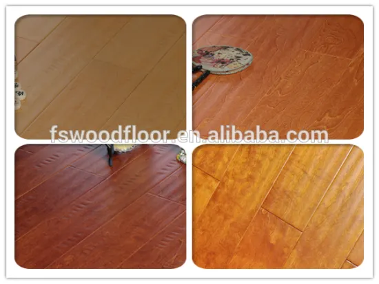 15mm/12mm thick maple engineered hardwood flooring