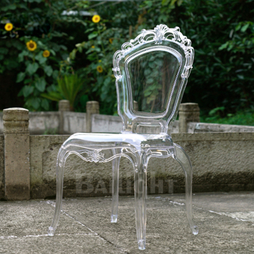 Rental Outdoor Plastic Clear Resin Crystal Chairs for Events and Weddings
