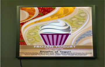 Wall Poster Frame Acrylic Led Light Box For Advertising