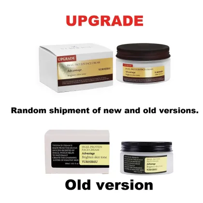 Korean Hot Sell Whitening Moisturizing Collagen Facial Cream with Snail Mucin