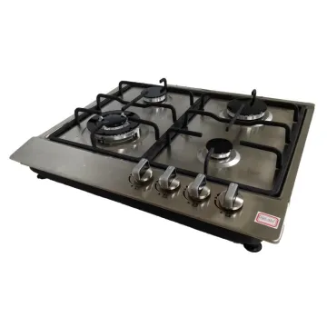 blue frame Cast Iron Burner Gas Stove