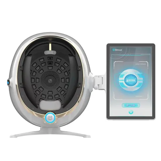 Magic Face Mirror: Portable 3D AI Face Skin Diagnostics Analyzer