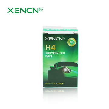 H4 12V 100W/90W P43T Halogen Bulb for Automotive Lighting