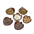 Ciotola in guscio di cocco naturale per caramelle e decorazioni
