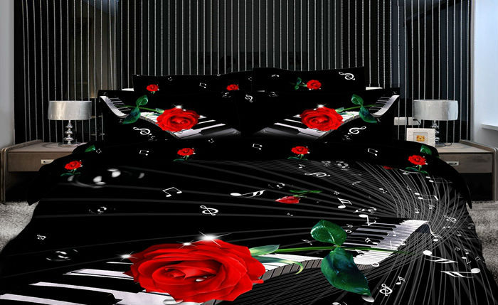 100%Cotton 3d bedding sets -3D stock bedding sets