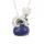 Gemstone with Silver Plated Tiger Charm Necklace with 18 inches Silver Chain Choker for Women Girl Anniversary Gift Mother