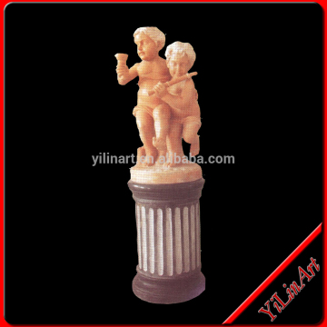 Natural and Elegant Nude Garden Child Statue (YL-R076)
