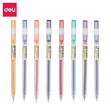 Deli 0.5mm Colored Gel Pens - School and Office Stationery
